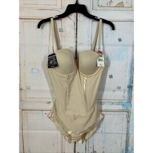 Maidenform Easy Up Firm Control Bodybriefer Strapless Shapewear Convertible 1256